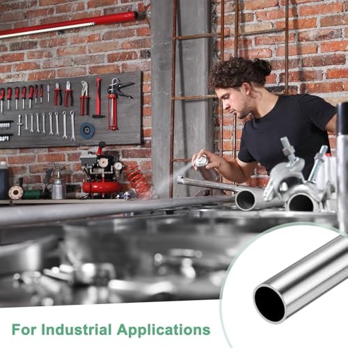 4-Pack 250mm 36 Stainless Steel Tube, 8mm OD 0.5mm Wall 8mm x 0.5mm x 250mm 1