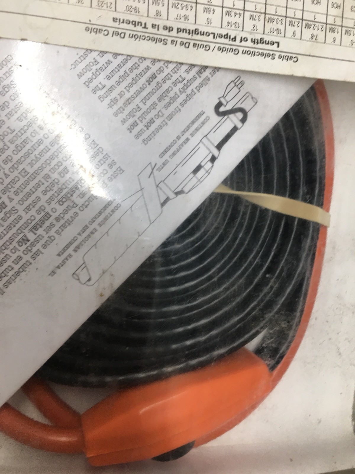 BRAND NEW Thermwell Frost King Electric Water Pipe Heat Cable HC12 120VAC 12 FT