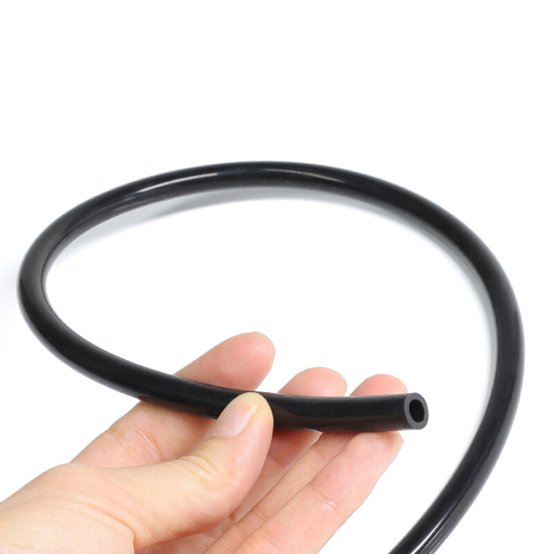 Black Silicone Tube Food Grade ID 2mm-25mm Soft Rubber Hose Pipe Flexible Tubing