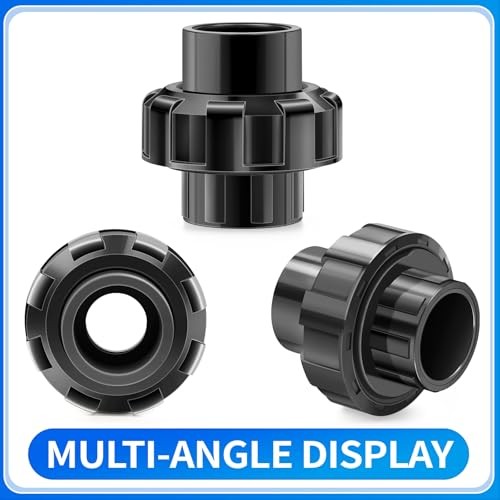 PVC Pipe Fitting，1″ Slip Union Adapter Coupling，Schedule 1 Inch PACK OF 4