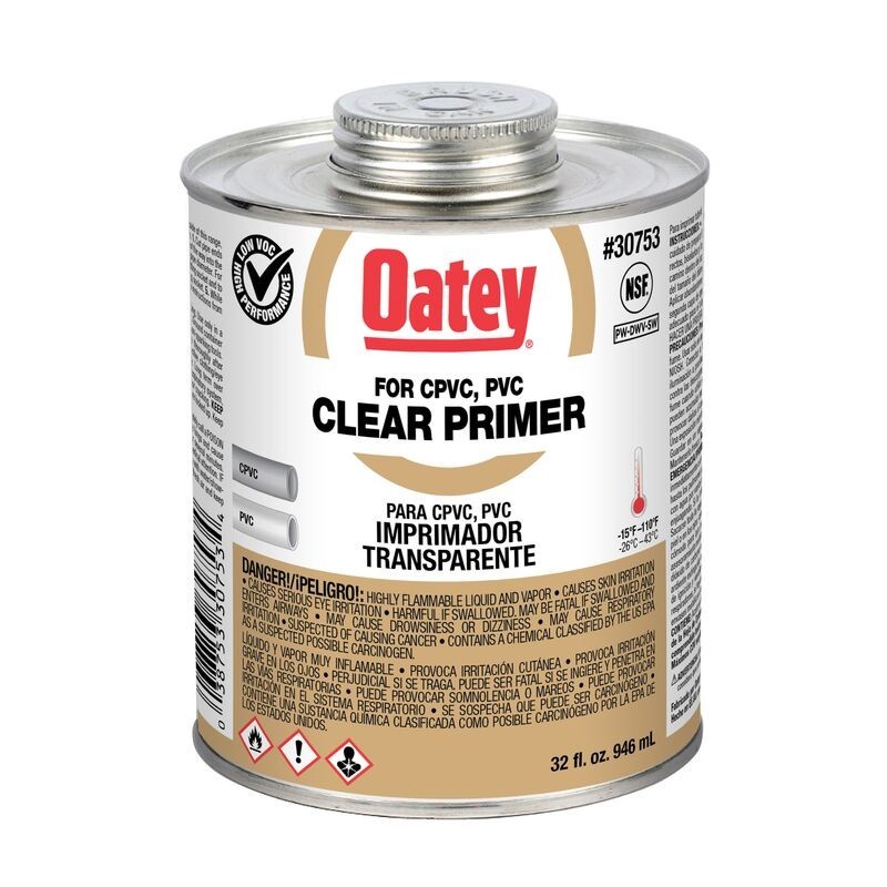 NEW OATEY 30850 FRESH CAN 4OZ HEAVY DUTY CLEAR PVC PIPE GLUE CEMENT