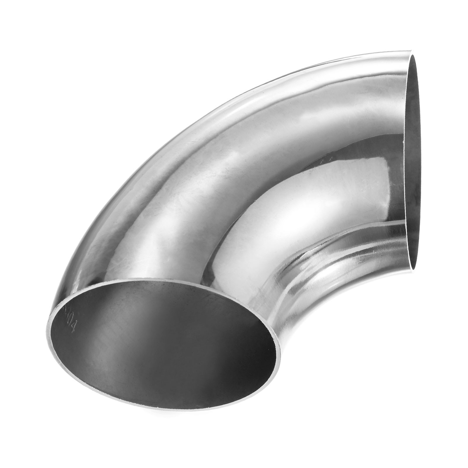 4-Pack OD 2.5 Inch 90 Degree Mandrel Bend Elbow, Thicken 1.5 mm Height 97 mm