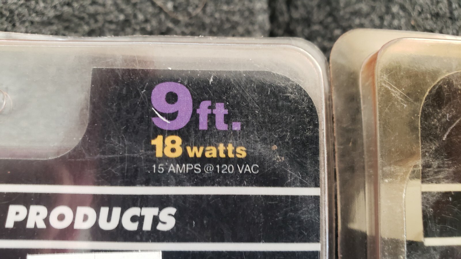 New (2) Pack WRAP-ON 64386 PIPE HEATING CABLE 9-FT 18 WATTS To -50° F New