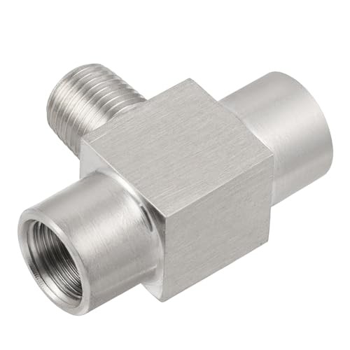 Stainless Steel Pipe Tee Female x Male x Female 1/4″ NPT Female x Male x Female