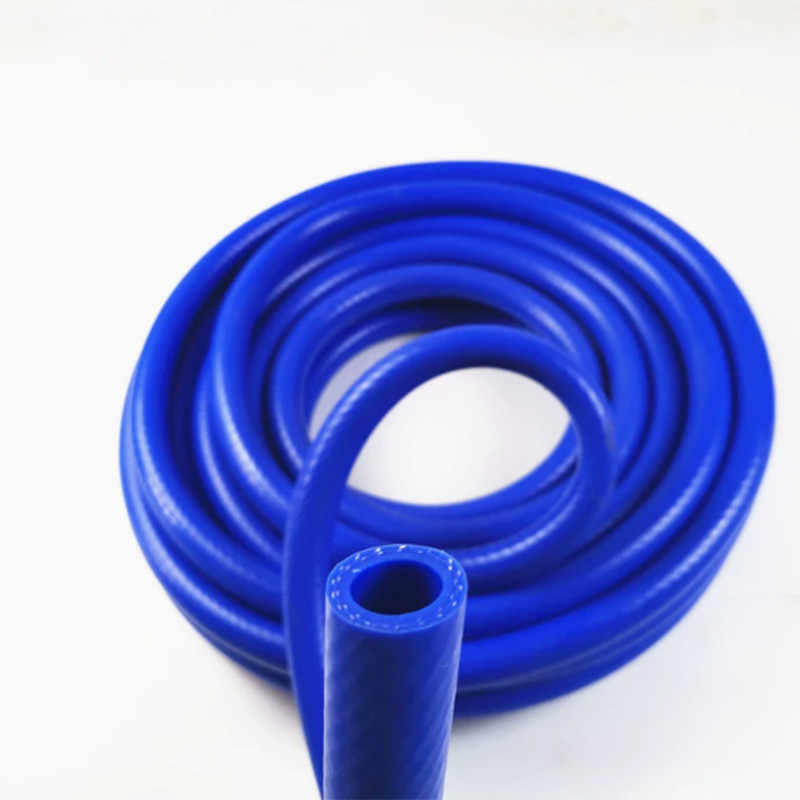 Red/Blue Silicone Braided Hose Tube Reinforced for Water Oil Fuel High Temp 300℃