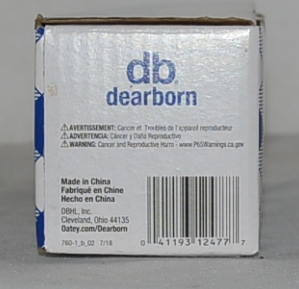 Dearborn 760 1 17 Gauge Cast Grid PO Plug 8 1/2 Inches Long