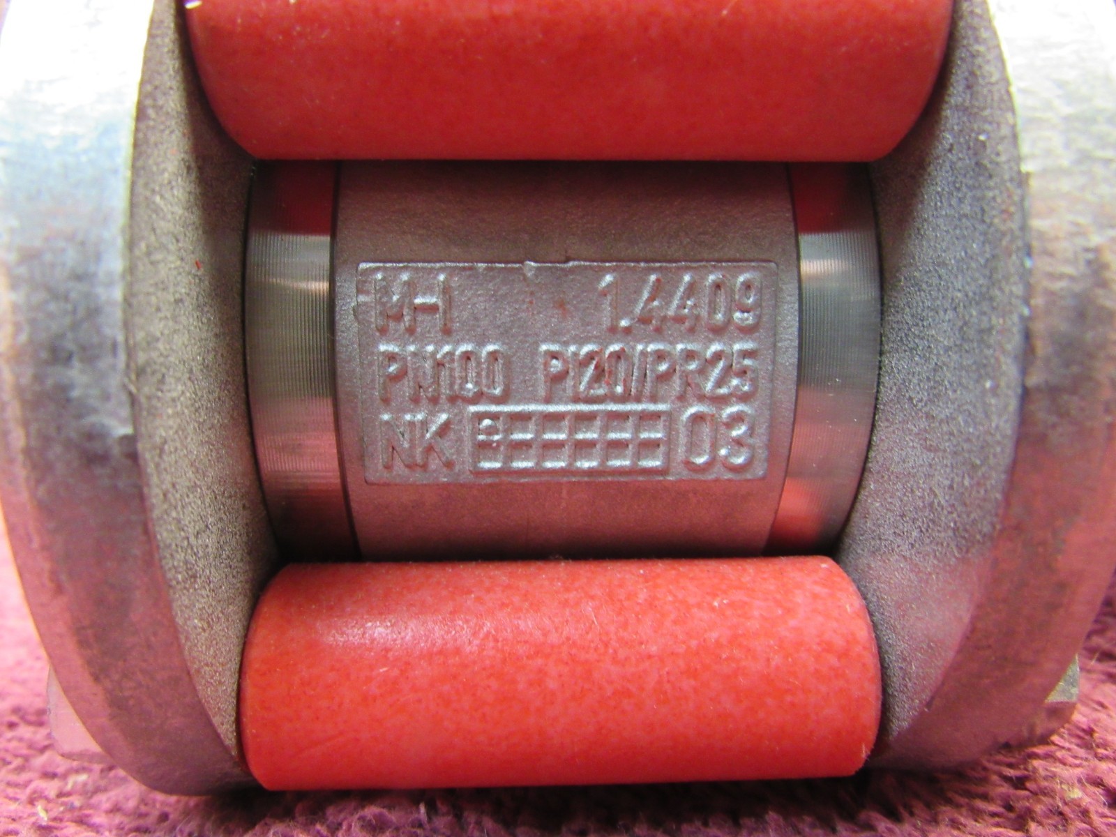 MECA-INOX PN100 PI20/PR25 HF 8505 SS BALL VALVE SHUTOFF MH 1.4409