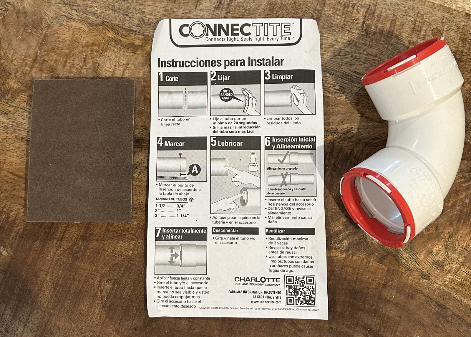 Charlotte Pipe ConnecTite Push-Fit 1-1/2-in dia Schedule 40 Elbow 90 Degree