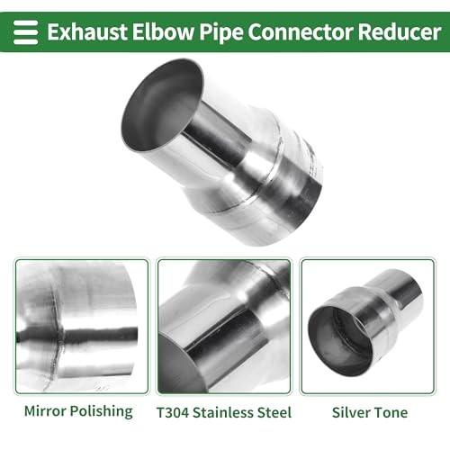 Mandrel Exhaust Bend Elbow Concentric Reducer T316 2.25″ OD to 2.75″ OD