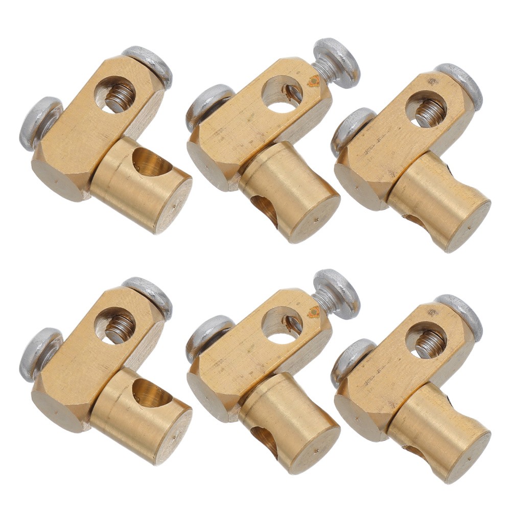 6 Pcs Washbasin Universal Joint Bathroom Sink Drain Assembly Connectors