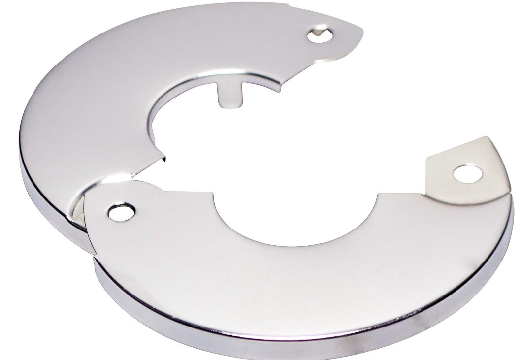 12 Floor and Ceiling Plate Cover Split Flange Replacement Fits 3/4 inch 1″ copp