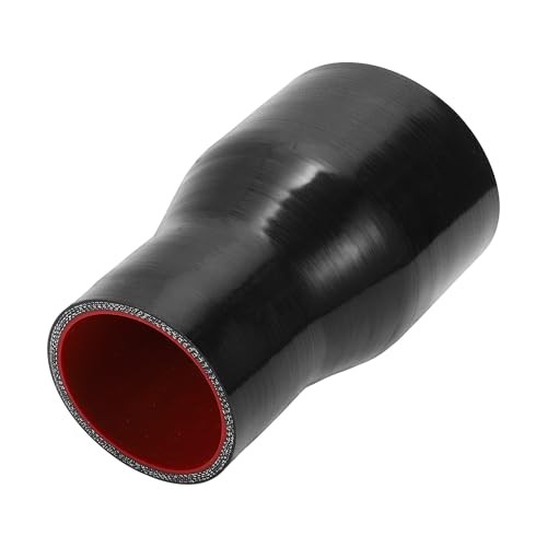 ID 2.5 to 3.5 Inch Silicone Reducer 2.5 to 3″(63mm to 89mm)ID Black,Red