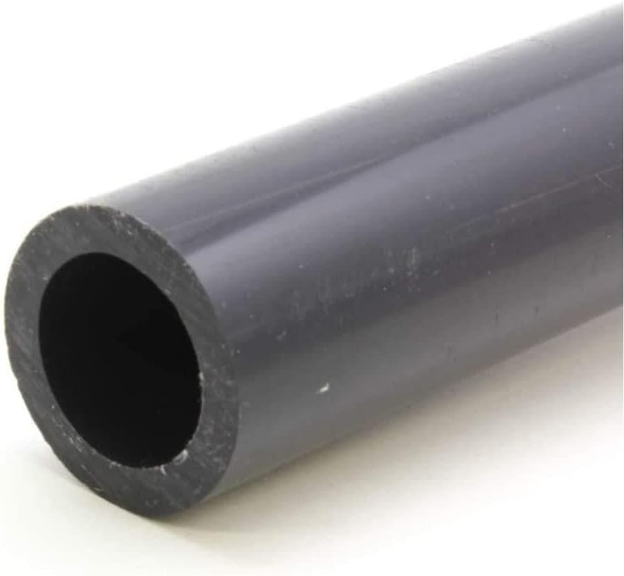 VENTRAL Schedule 80 PVC Pipe 1 Inch (1.315 OD), Grey, Cut Lengths for Industrial
