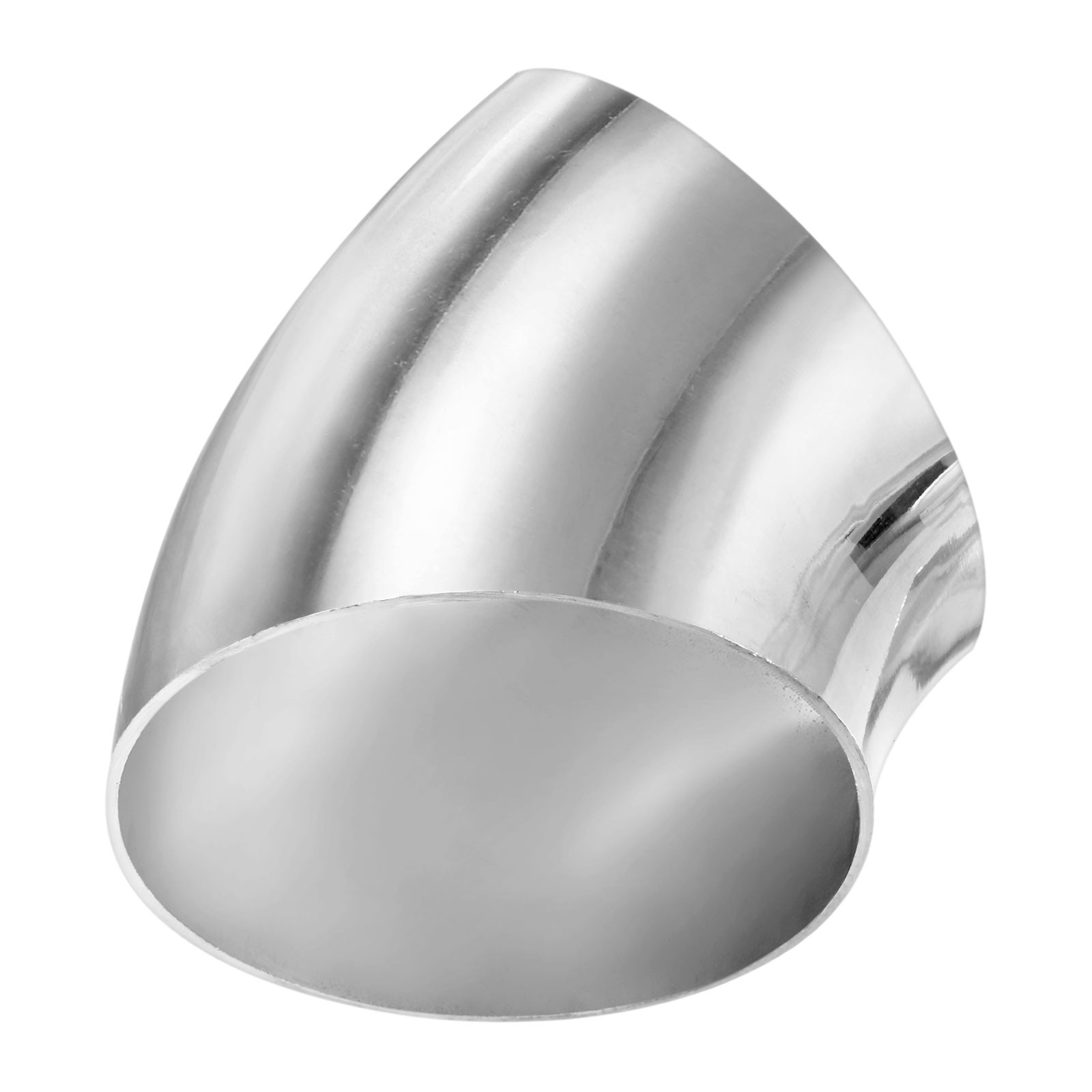 2-Pack OD 2.8 Inch 45 Degree Mandrel Bend Elbow, Thicken 1.5 mm Height 79 mm
