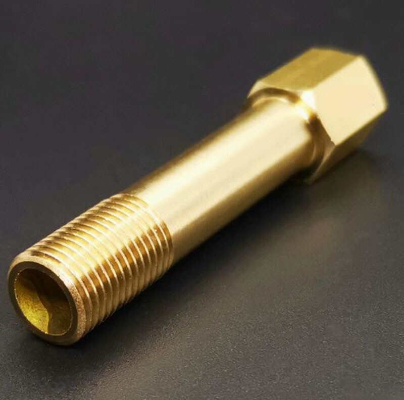 Male To Female Brass BSP Thread Extension Connectors Pipe Fitting 1/8″ 1/4″ 3/8″
