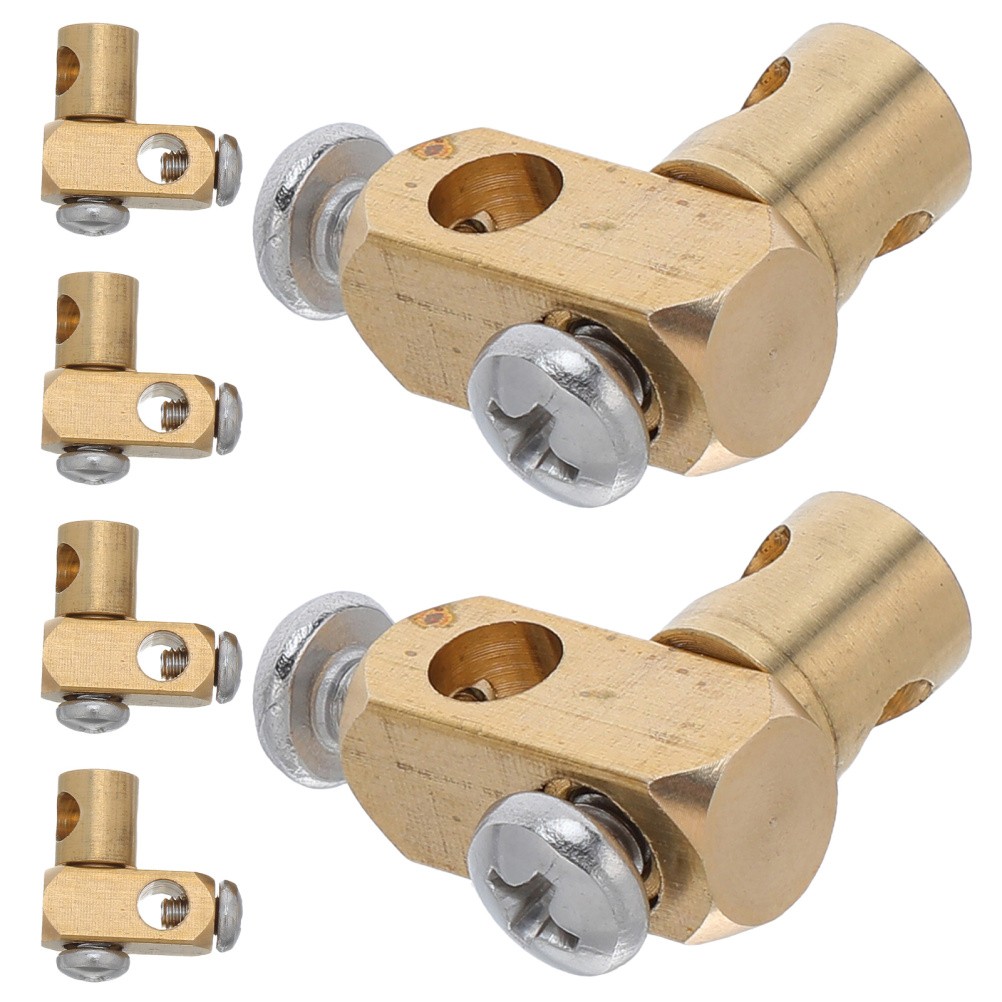 6 Pcs Washbasin Universal Joint Bathroom Sink Drain Assembly Connectors