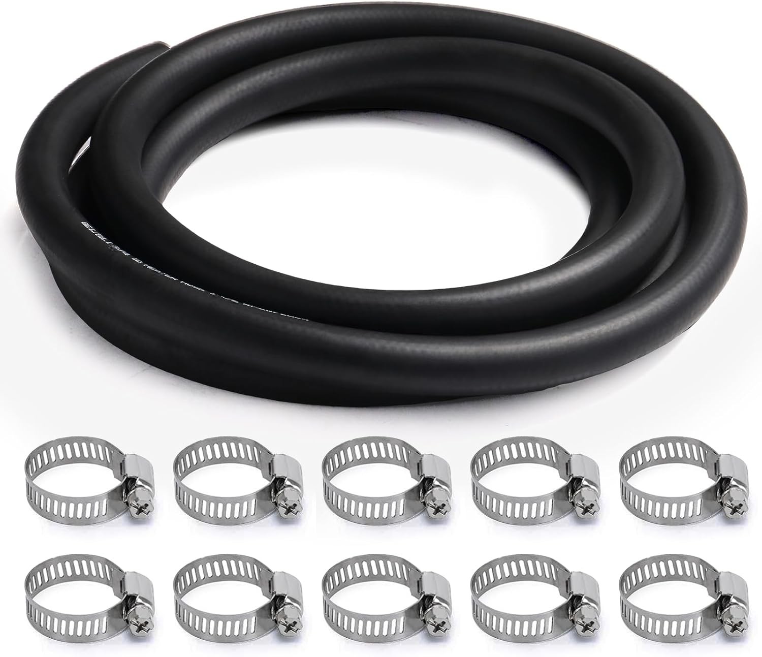 Straight 11FT Length Heater Hose Coolant Radiator with 10 Hose 5/8 inch ID 11FT