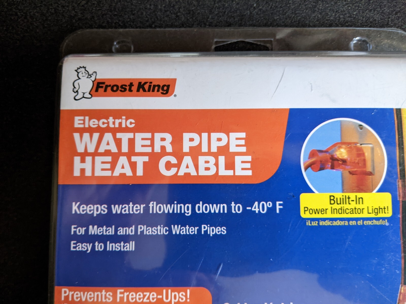Frost King Electric Water Pipe Heat Cable (12 ft.). NEW. Factory Sealed.