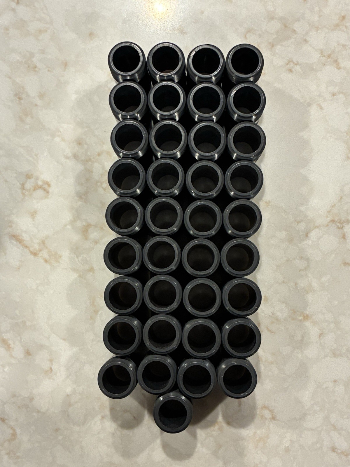 (37 PCS) 3/4” MNPT x 2″ MNPT PVC Nipples SCH80 PVC Pipe
