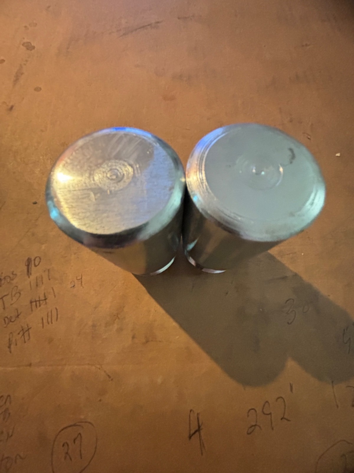 Set of 2 pcs 11/4” Plug Rounds Head Steel NPT WPB sp-95 USA made capitol mfg.