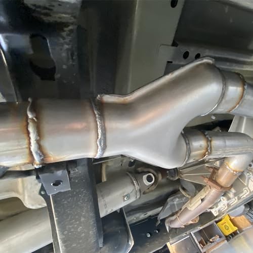 Stainless Steel Y Pipe 2.5 Inch ID Single to 2.25” Inch ID Dual Exhaust
