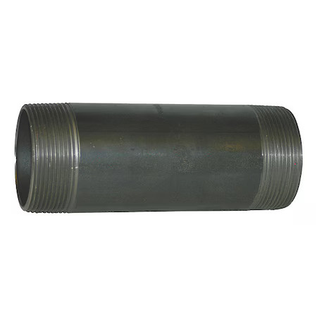 Zoro Select 91114 Pipenipple, Steel, 3″, Nptxnpt, 10″, 91114