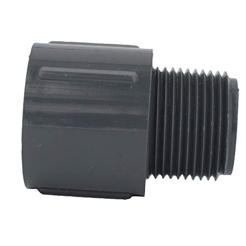 SCH 80 MALE ADAPTER SXMPT PRESSURE (Unit Piece) 1 Inch ( EACH qty: 1 ) 1 Gray