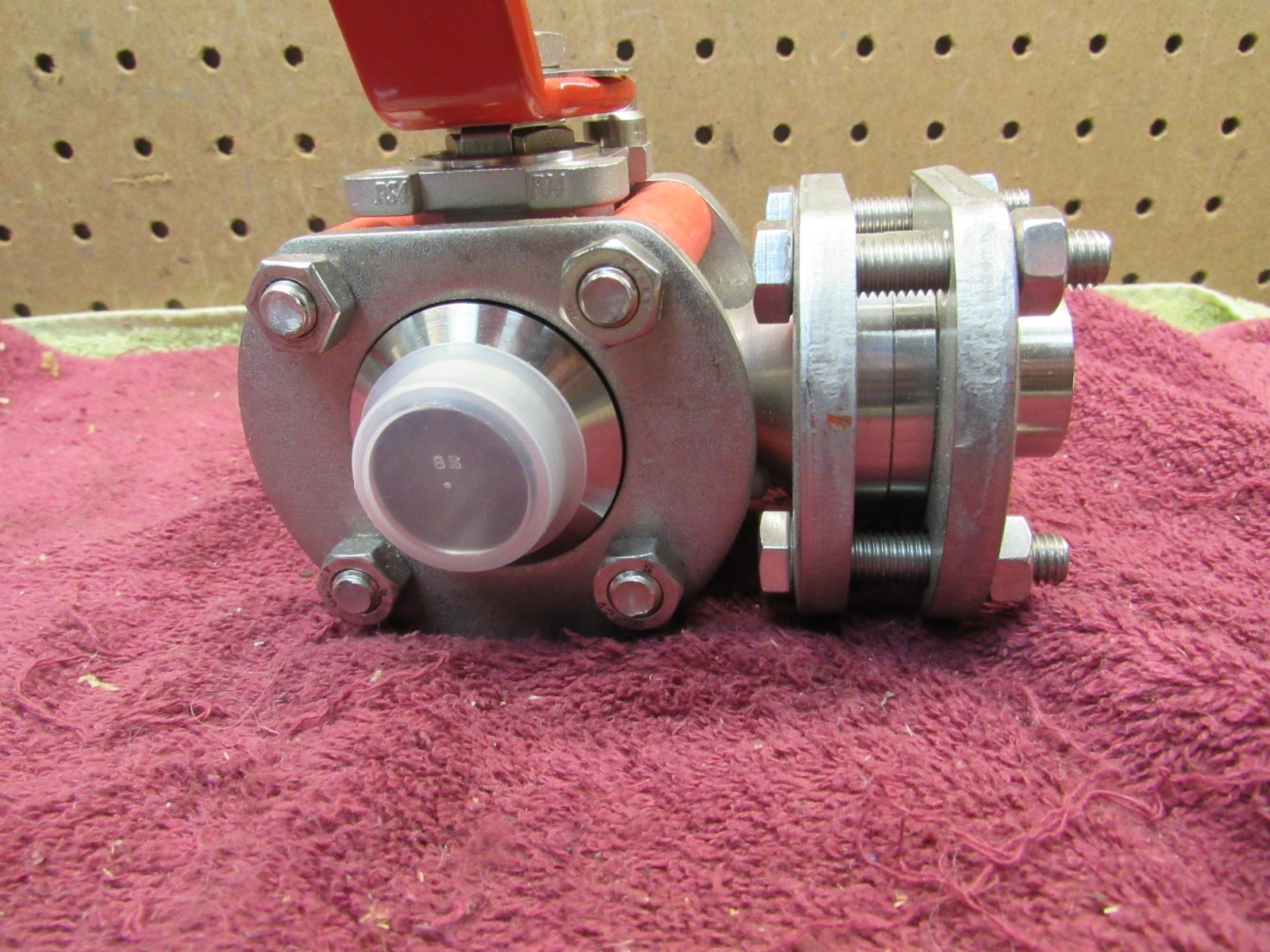 MECA-INOX PN100 PI20/PR25 HF 8505 SS BALL VALVE SHUTOFF MH 1.4409