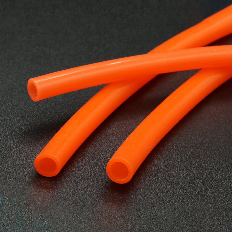 Reddish Orange Silicone Tube Food Grade Beer Milk Hose Pipe Soft Rubber 4-6mm