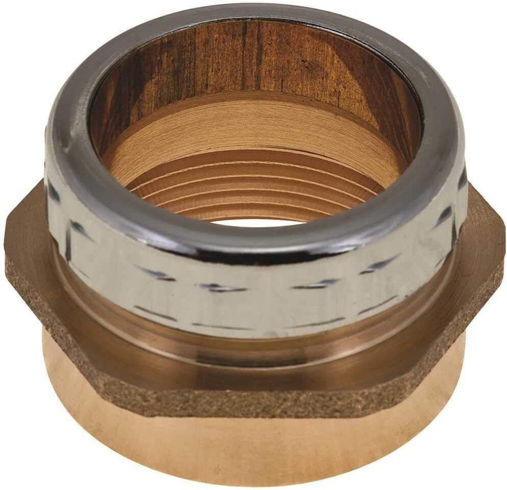 Trap Adapter, 1-1/2 in. x 1-1/2 in. Brass