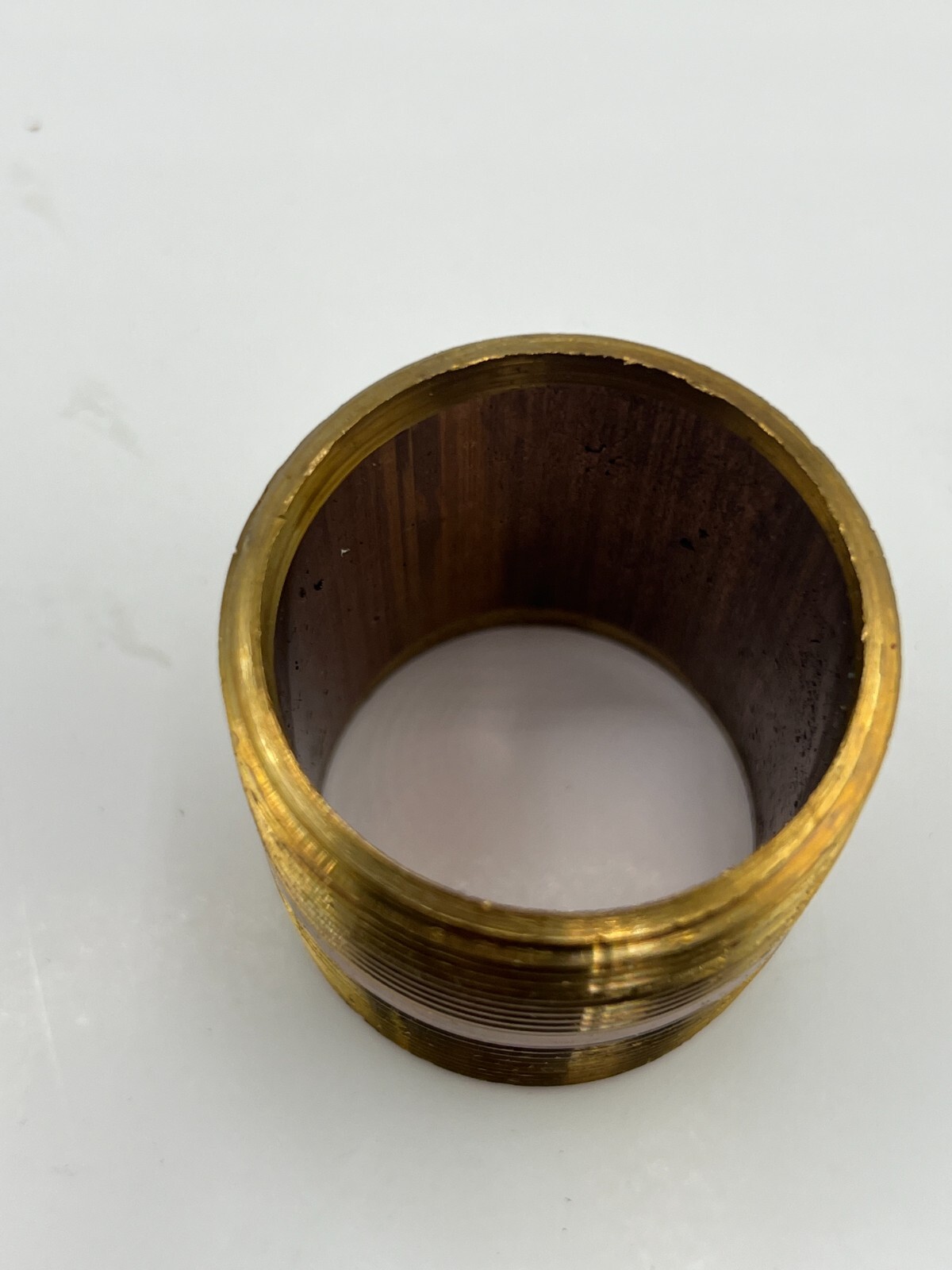 GRAINGER APPROVED 467-020GR Nipple,Red Brass,1 1/2 x 2 In,Threaded 1VGZ1