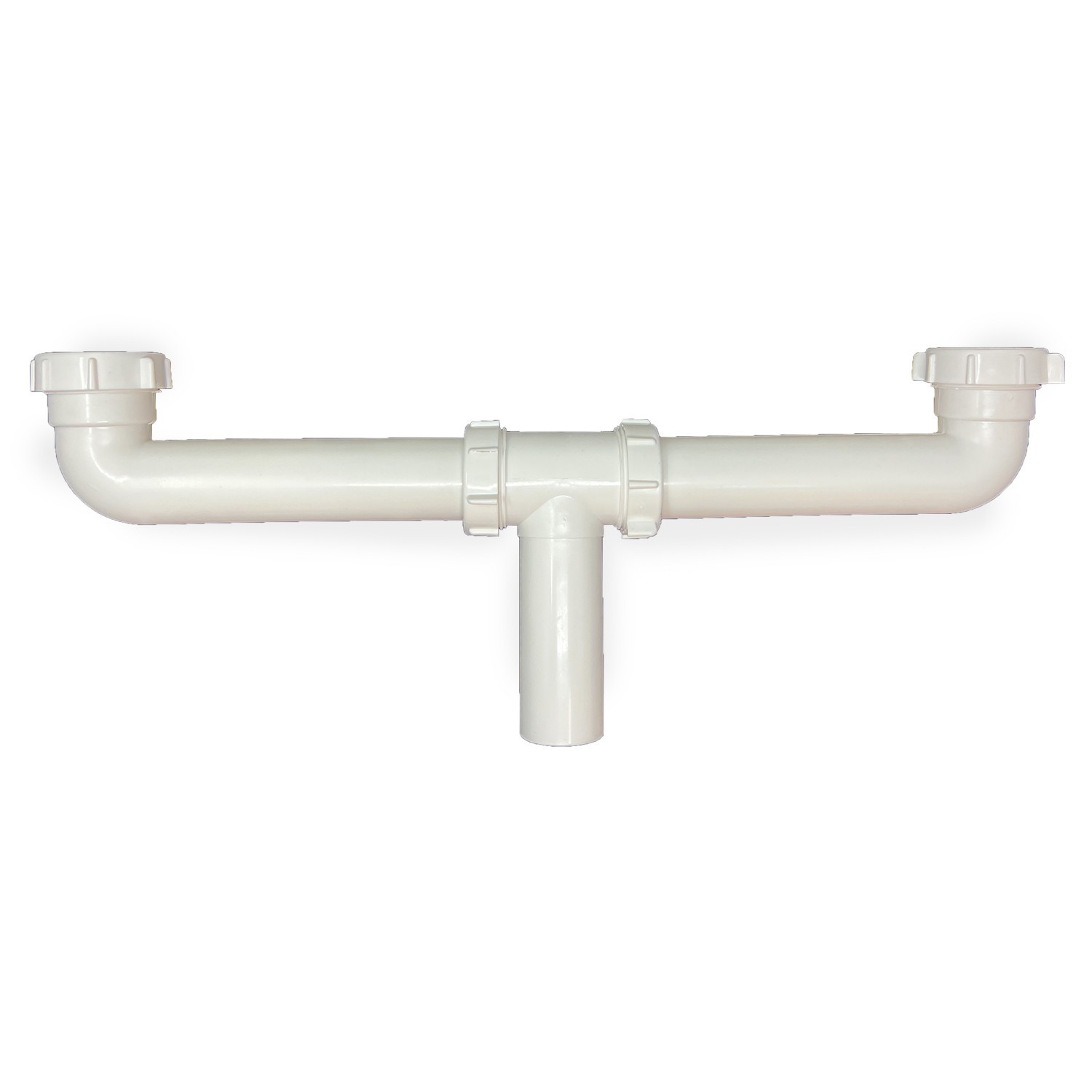 1-1/2″ x 16″ Kitchen Sink End Waste Center Outlet with Baffle in Tee, Slip Joint