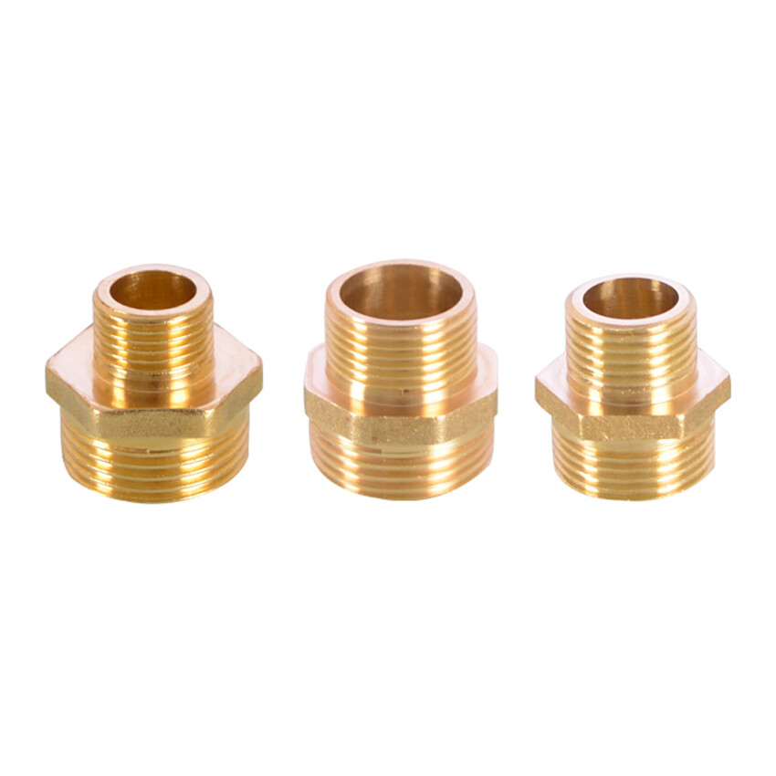 BSP 1/8″ 1/4″ 3/8″ 1/2″ 3/4″ 1″ Brass Male Thread Connector Pipe Fitting Adapter