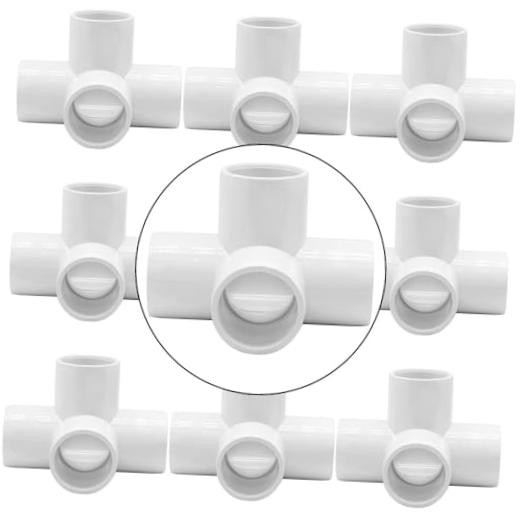 PVC Fittings Connectors 4 Way 1-1/2” Furniture Grade for 1-1/2 Inch 10