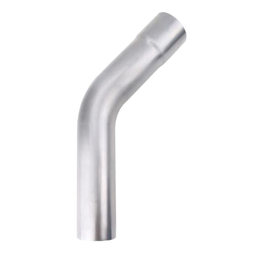 Exhaust 45 Degree Tube 3.5″ OD, Mild Steel Exhaust Pipe 3.5inch 45 Degree 1PCS