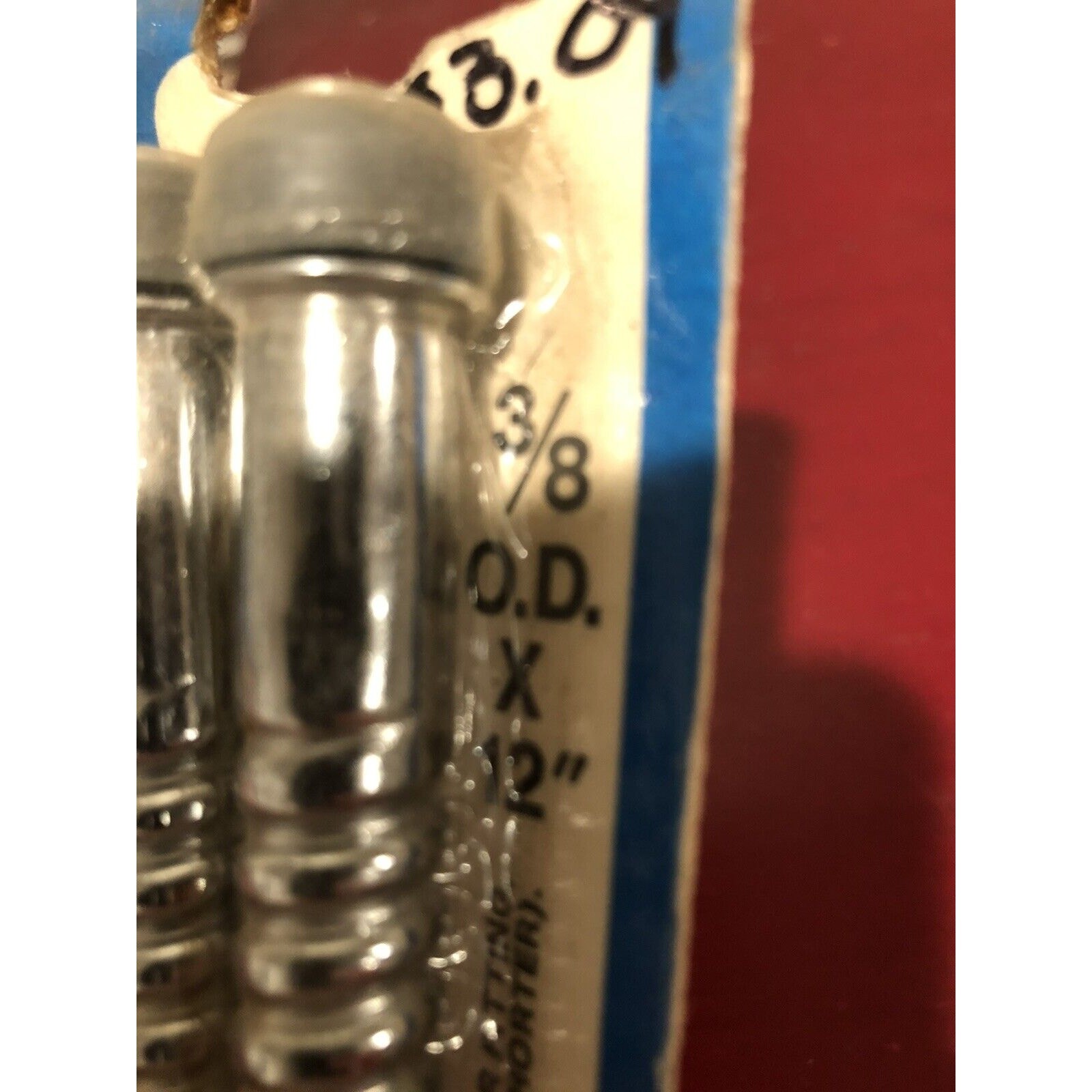Basin Supply Tube 3/8 OD” x 12″ 2 Pack Plumb Shop PS60