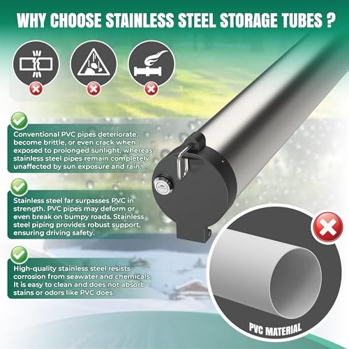 4 “Conduit Carrier Kit with 4” Stainless Steel Pipe for Safe Transport and