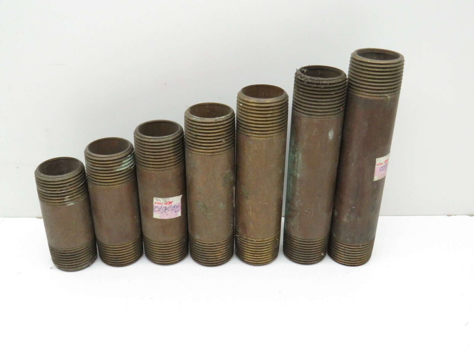 1″ NPT Different Lengths 3-6″ Solid Brass Threaded Pipe Nipple ONE-INCH NPT