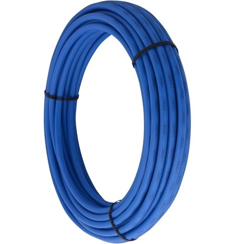 x 100 Feet Blue PEX-B, PEX Pipe Flexible Water Tubing 1/2 Inch 100 Foot Coil