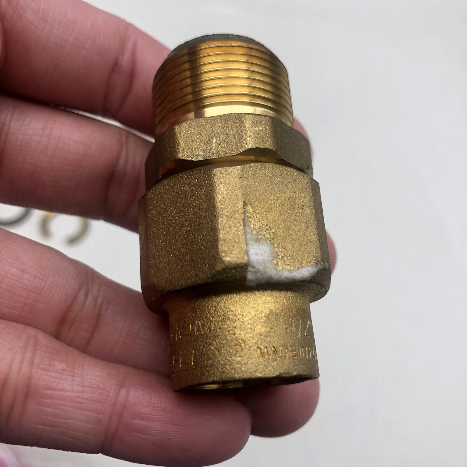 HOME-FLEX 1/2″ X 1/2″ CSST UNION FITTING 1-piece USED *READ DESCRIPTION