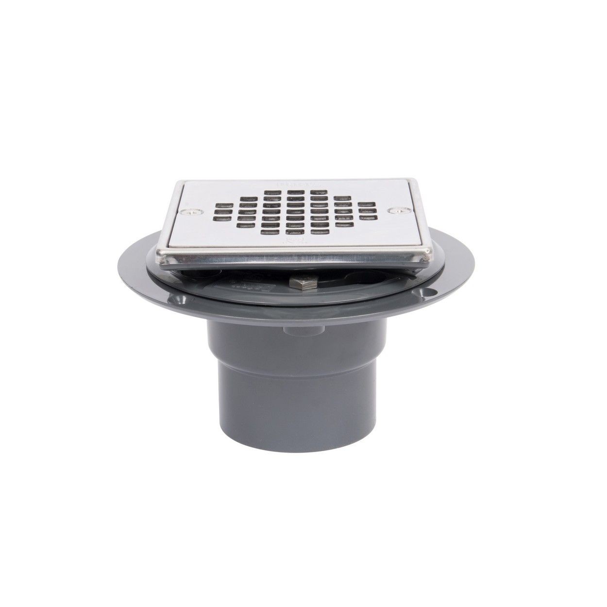 Oatey 121072 Shower Drain 2″ SS Low-Profile PVC Solvent Weld Threaded