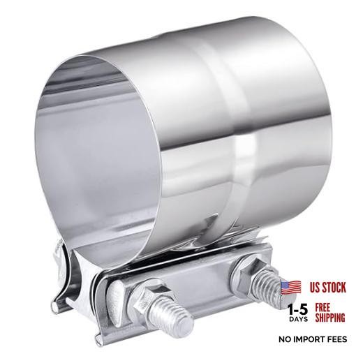 bylikeho Exhaust Clamp,Car Accessories 4″ 3″ 2.5″ 5″ 2.75″ Lap Joint 3.5″