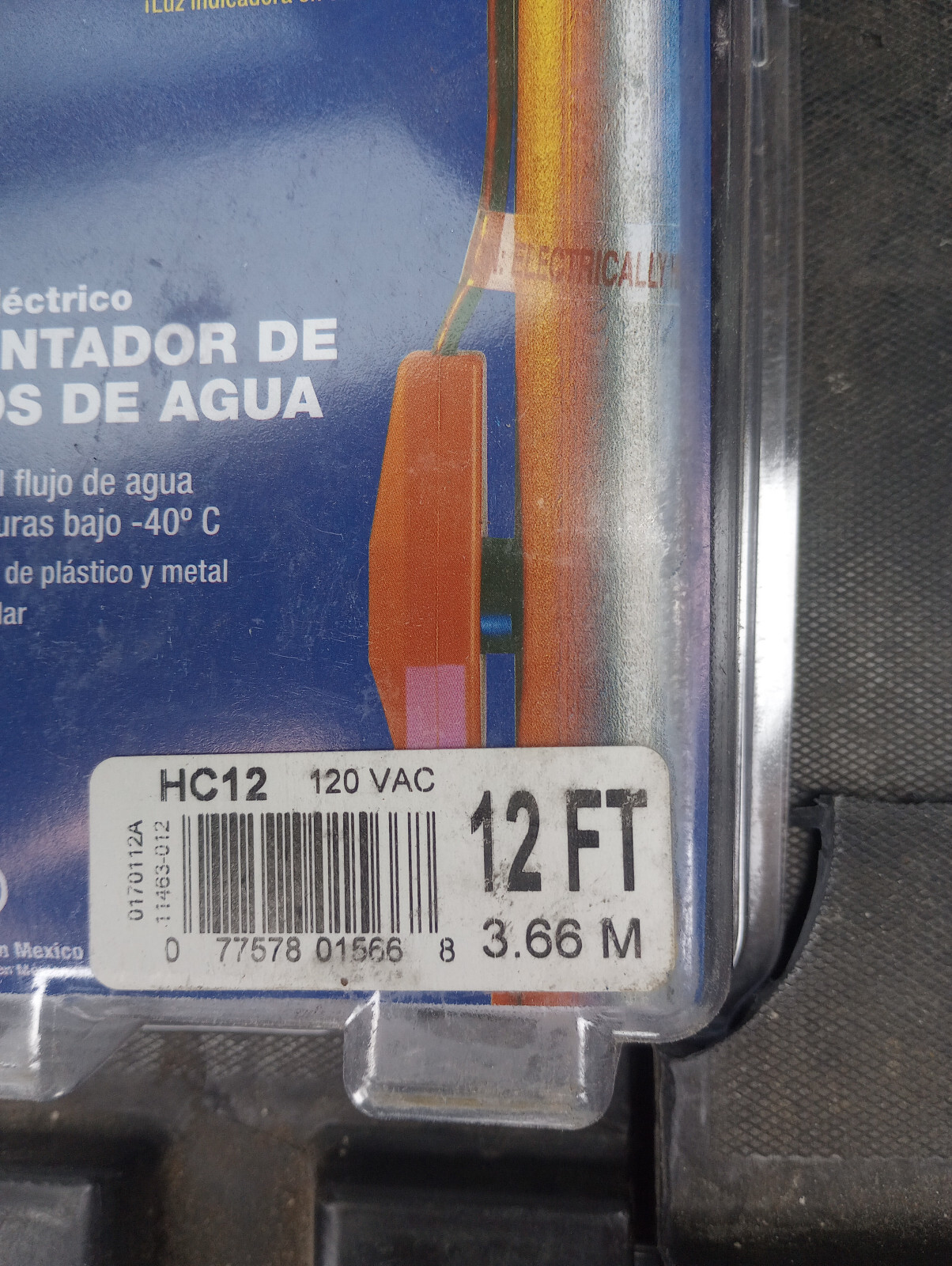 FROST KING WATER PIPE HEAT CABLE 12FT NEW HC12