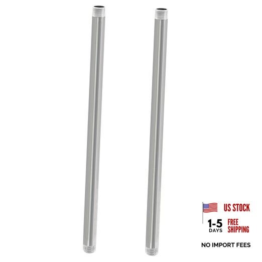 Stainless Steel Pipe, 304 Pipe Nipple Fits Standard 3/4 Inch 3/4″ x 24″