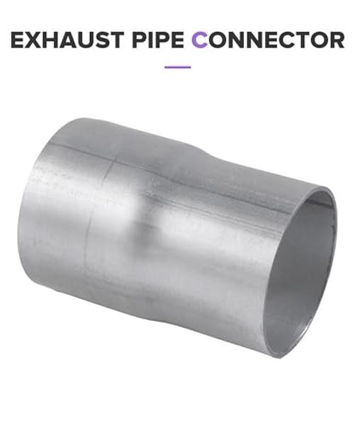 Exhaust Adapter,Car Accessories Universal Anti-corrosion 2.5″ ID to 2.5″ OD