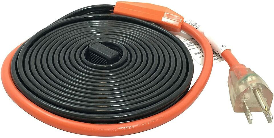 NEW Frost King 12 FT ELECTRIC WATER PIPE HEAT CABLE KIT (HC12) 120 VAC Free ShpN