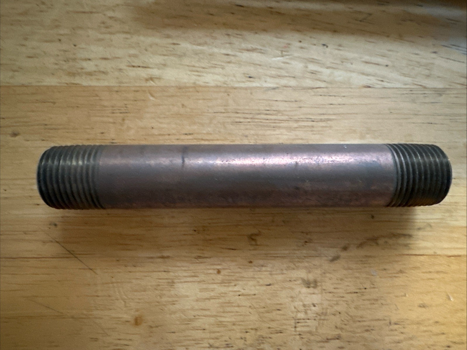 1/2″ MNPT X 5″ Tbe Red Brass Pipe Nipple Sch 40