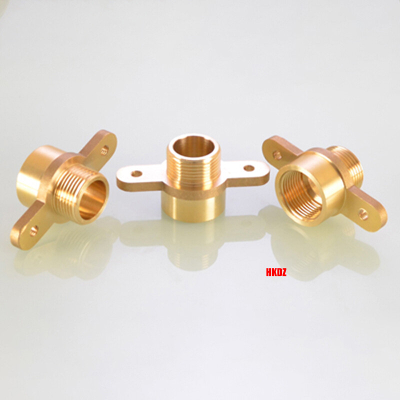 Brass Pipe Fittings BSP Female/Male Thread Flange Fixed Connector Water Adapter