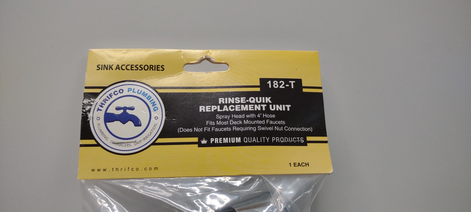 Dishwasher Connector Water 3/8 Comp to 3/8 Comp 48″ Long NEW 1451-T Thriftco