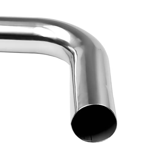 2.5″ OD Stainless Steel Pipe Mandrel Bend 2FT Length, T304 Stainless 90 Degree